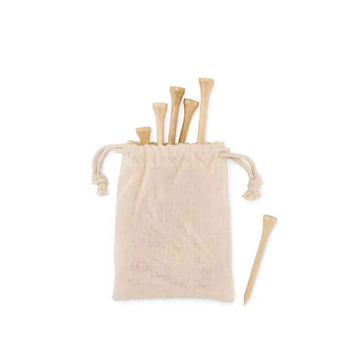 20 Bamboo Golf Tees Set | BIRDIE - MO6522