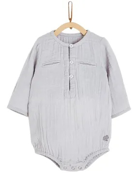Babycottons Paradise Mandarin Collar Bodysuit
