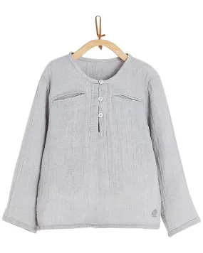 Babycottons Paradise Mandarin Collar Shirt