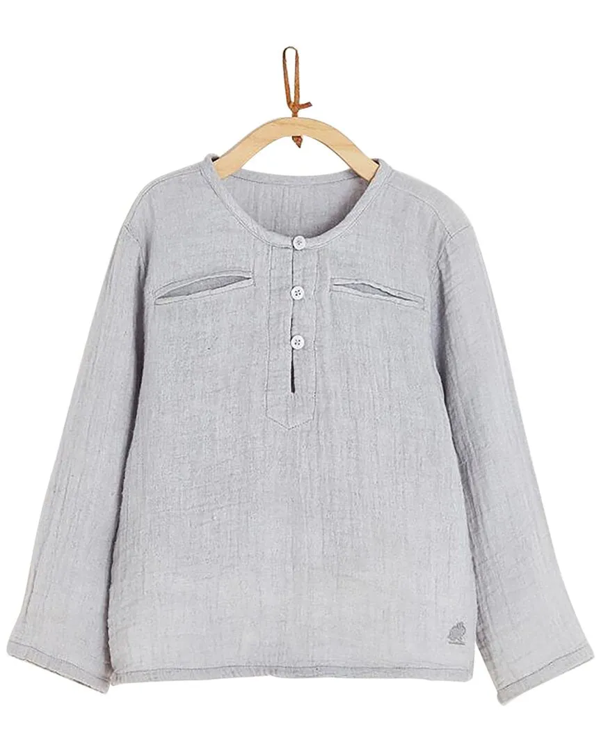 Babycottons Paradise Mandarin Collar Shirt