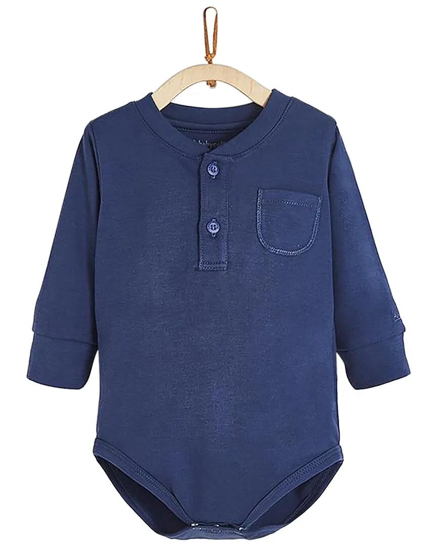 Babycottons Pima Colors Mandarin Collar Bodysuit
