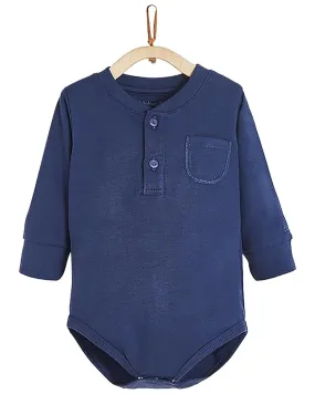 Babycottons Pima Colors Mandarin Collar Bodysuit