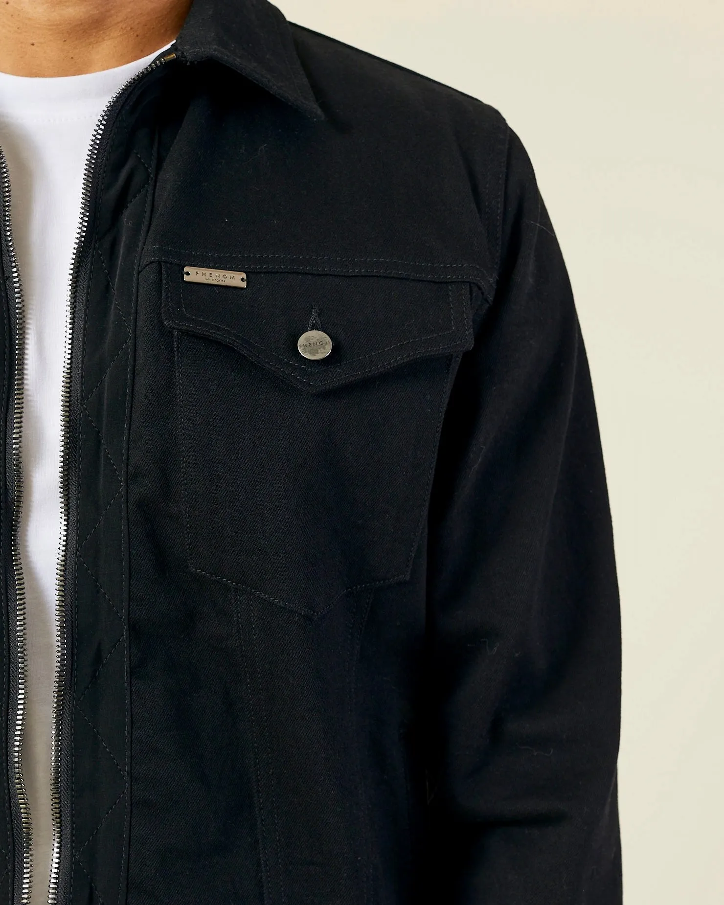 BULL DENIM ZIP-UP TRUCKER JACKET