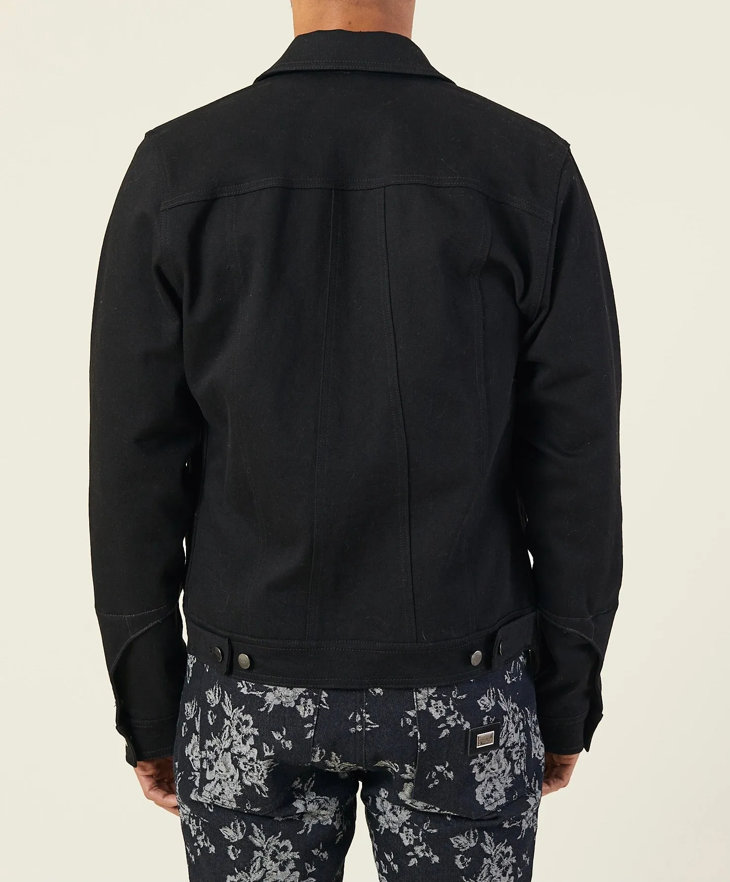 BULL DENIM ZIP-UP TRUCKER JACKET