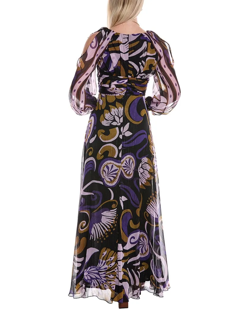 Carla Ruiz Cold-Shoulder Gown