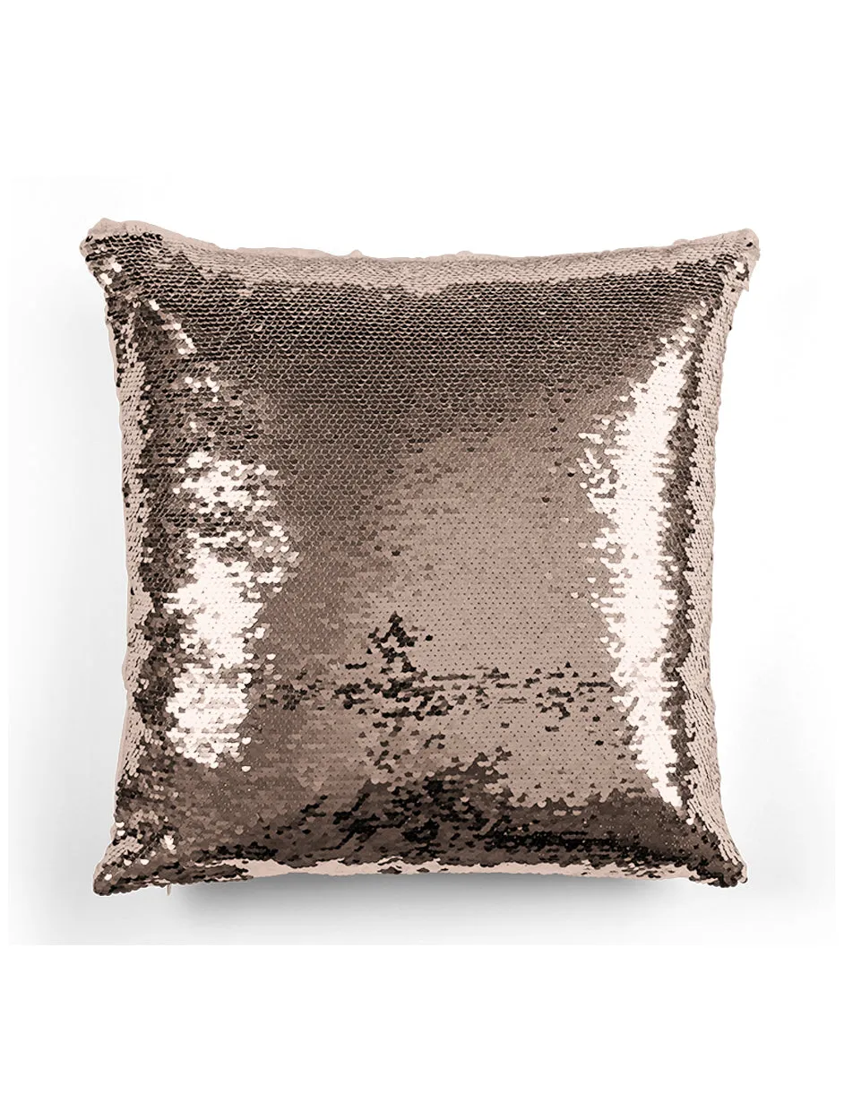 CUSTOM SEQUIN PILLOW - GYMNAST UPSIDE DOWN - Pink Watercolor
