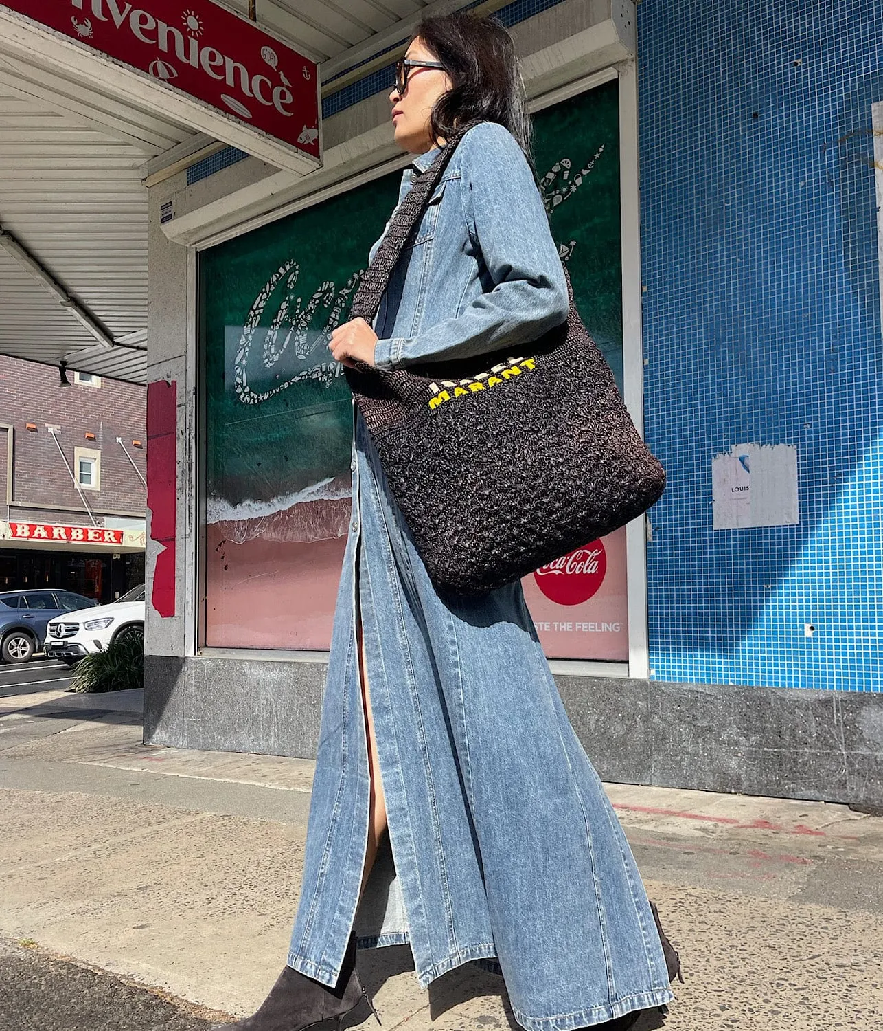 FABIAN DENIM COAT- INDIGO