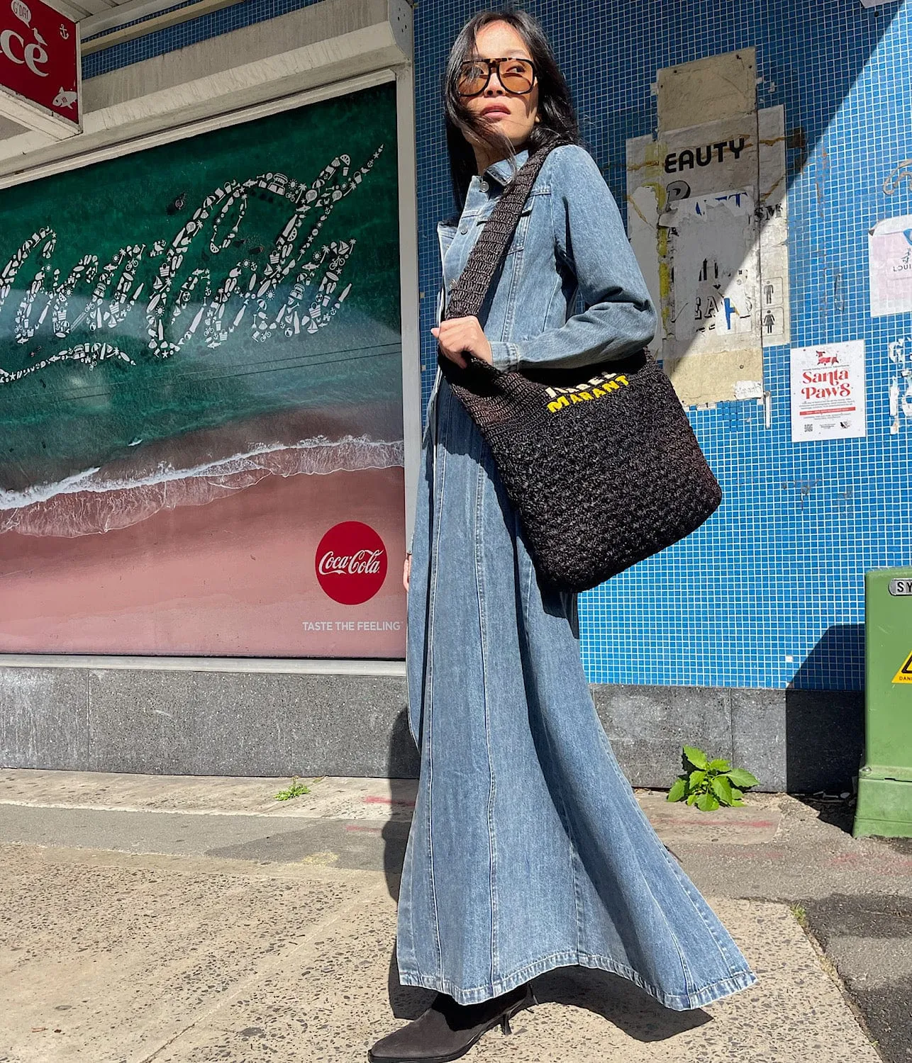FABIAN DENIM COAT- INDIGO