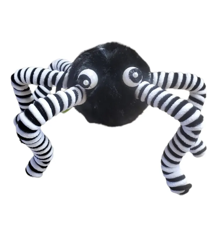Faux Fur Spider Decor