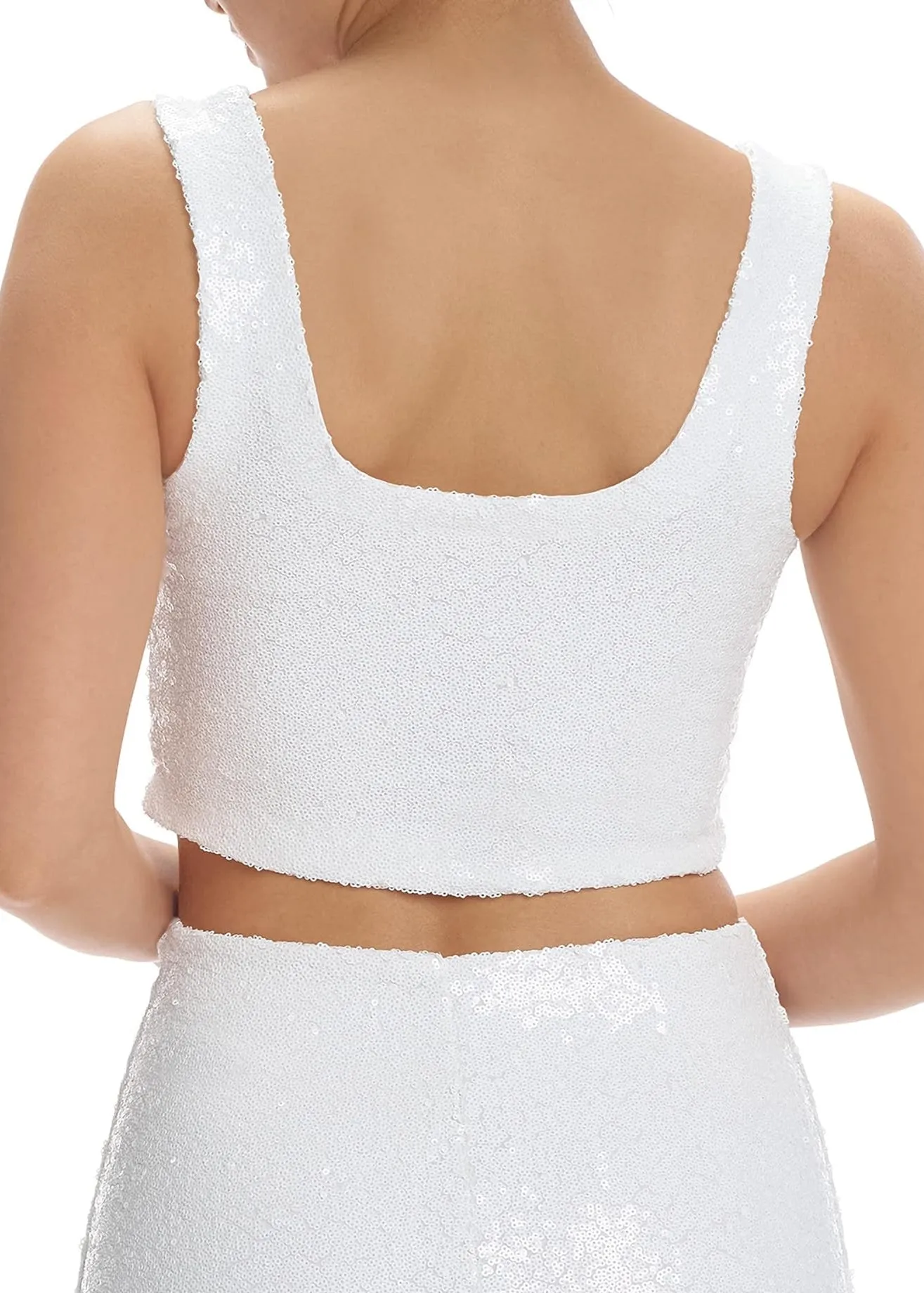 Sequin Crop Top