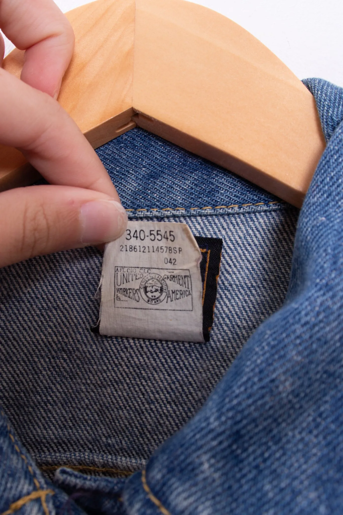 Vintage 80s Lee Union Made Denim Jacket